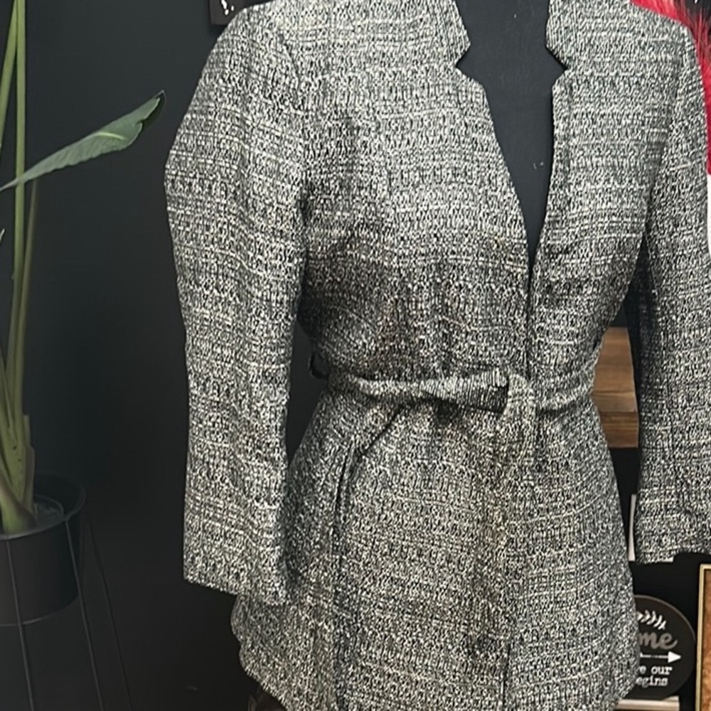 Elegant Black and White Women's Jacket